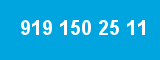919 150 25 11